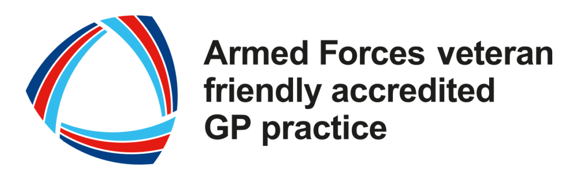 Armed Forces veteran friendly accredited practice